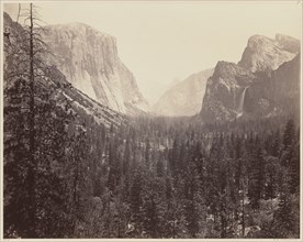 The Yosemite Valley from the Mariposa Trail, 1865-1866.