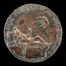 Female Figure Holding a Bridle [reverse], probably after 1502.