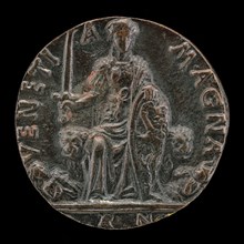 Venetia and Two Furies [reverse], c. 1454/1484.