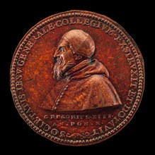 Gregory XIII (Ugo Buoncompagni, 1502-1585), Pope 1572 [obverse], 1582.