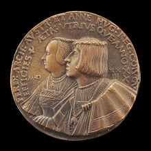 Ferdinand I, 1503-1564, Archduke of Austria 1519, Holy Roman Emperor 1556, and Anne of Hungary, 1503-1547, His Wife 1521 [obverse], 1522/1523.