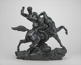 Lapith (Theseus) Fighting an Centaur (sketch), model c. 1846/1848, cast by 1873.