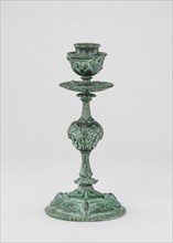 Candlestick, Cup Form, with Arabesques, Bell Flowers, Owls, and Panthers' Heads, model n.d., cast 1845/1874.