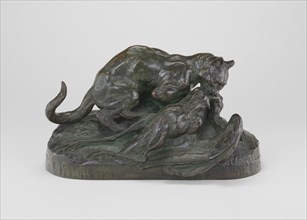 Ocelot Carrying Off a Heron, model 1839, cast by 1873.