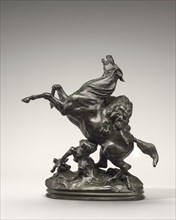 Horse Attacked by a Lion, model n.d., cast 1857/1873.
