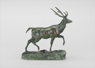 Virginia Deer, Left Foot Raised, model n.d., cast 1857/1873.