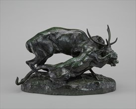 Panther Seizing a Stag, model n.d., cast c. 1850/1873.