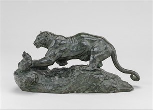 Panther Surprising a Civet Cat, model n.d., cast 1857/1873.