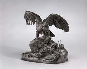 Eagle Holding a Heron, model n.d., cast c. 1857/1873.