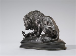 Lion Crushing a Serpent, model 1838, cast by 1873.