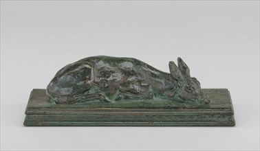 Fawn Reclining, model 1840, cast by 1874.