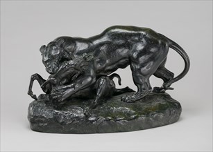 Tiger Attacking an Antelope, model n.d., cast c. 1862/1873.