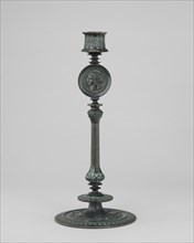 Candlestick, Greek Style with Antique Medallions, model n.d., cast c. 1865/1874.