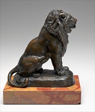 Seated Lion, model c. 1846, cast after 1870.