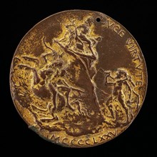 Hercules Pursuing Nessus and Deianara [reverse], 1475.