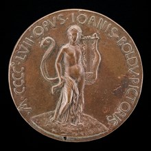 Apollo with Lyre and Long Scroll [reverse], 1457.