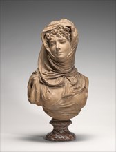 Fantasy Bust of a Veiled Woman (Marguerite Bellanger?), c. 1865/1870.