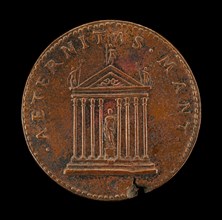 Temple with Goddess [reverse], 1520 or after.