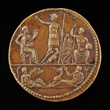 Armed Man with Other Figures [reverse].