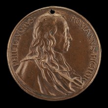 Filippo Lauri, 1623-1694, Italian Painter [obverse], c. 1670. Attributed to Charles-Jean-François Chéron.