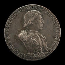 Alfonso V of Aragon, 1396-1458, King of Naples and Sicily 1443 [obverse], 1458.