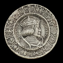 Charles V, 1500-1558, King of Spain 1516-1556, Holy Roman Emperor 1519 [obverse], 1521.