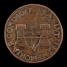 The Castle of Pesaro [reverse], probably 1456/1466.