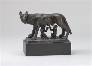 The Capitoline Wolf Suckling Romulus and Remus, 15th century.