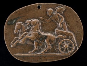 Cupid Driving a Chariot, 15th century.