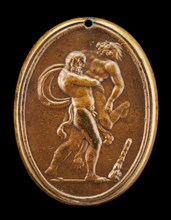 Hercules and Antaeus, mid 16th century.