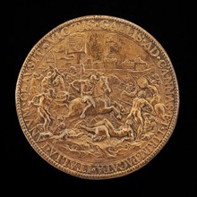 Battle under City Walls [reverse], c. 1550. Attributed to Annibale Fontana.