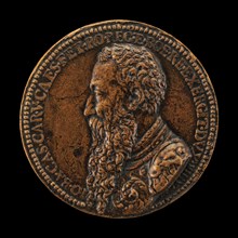 Giambattista Castaldi, died 1562, Count Piadena, General of Charles V [obverse], c. 1562. Possibly by Annibale Fontana.