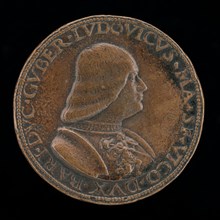 Lodovico Maria Sforza, called il Moro, 1452-1508, 7th Duke of Milan 1494-1500 [obverse], c. 1488.