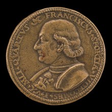 Francesco I Sforza, 1401-1466, 4th Duke of Milan 1450 [obverse], c. 1488.