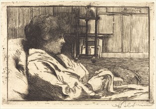 Woman Reading in the Atelier (La lecture dans l'atelier), 1887.