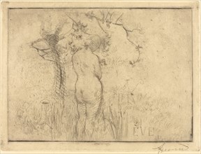 Eve before the Apple Tree (Eve de dos devant le pommier), 1892.