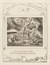 Satan Smiting Job with Boils, 1825.