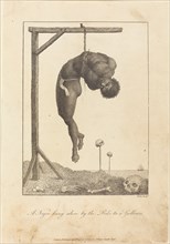 A Negro hung alive by the Ribs to a Gallows, 1792.