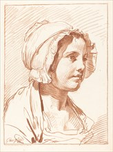 Head of a Young Woman Wearing a Cap, before 1764.
