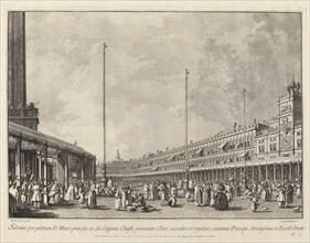 Procession on Corpus Christi Day in the Piazza San Marco, 1763/1766.