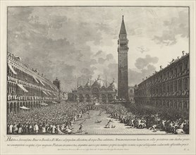 The Doge Carried around the Piazza San Marco, 1763/1766.