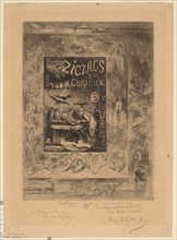 Frontispiece for "Zigzags d'un Curieux, d'Octave Uzanne", 1888.