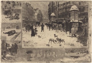 L'Hiver à Paris (Winter in Paris), 1879.