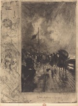 Un Débarquement en Angleterre (Landing in England), 1879.