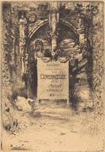 Ex-Libris pour "L'Ensorcelée" (Bookplate for "L'Ensorcelée"), c. 1883/1885.