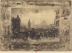 Westminster Bridge, 1884.