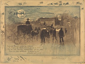 Convoi Funèbre au Boulevard de Clichy (Funeral Procession on the Boulevard de Clichy), 1887.