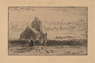L'Église de Jobourg, 1887.