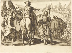 The Troops on the March, c. 1614.