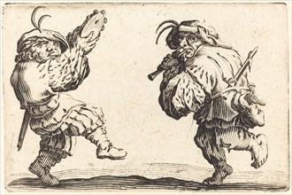 Dancers with Flute and Tambourine, c. 1622.